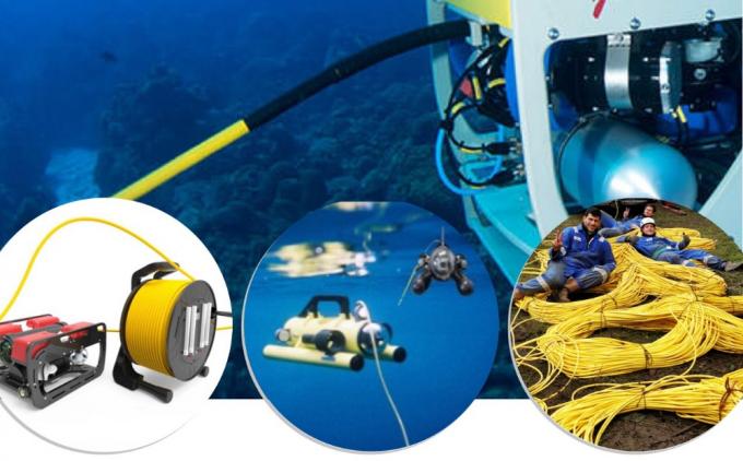 Cavo ombelicale Rov ibrido per la trasmissione di energia e segnali Rov 0
