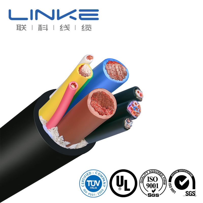 Cable di energia Multi-Core Design TPU Jacket per Powerline Wire nei veicoli energetici