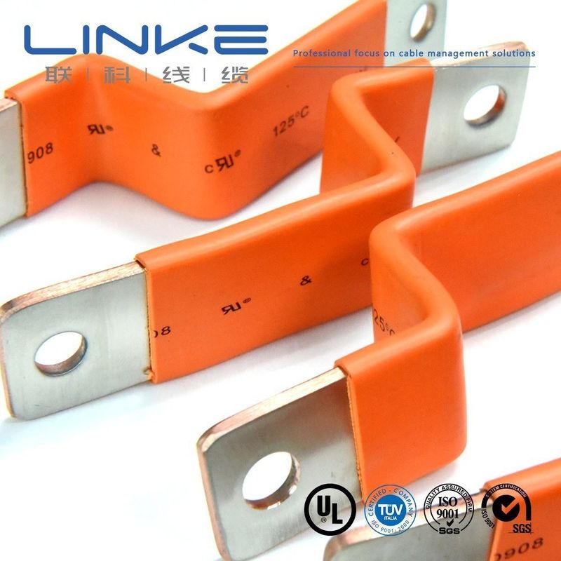 Isolato Custom Flessibile Flat Copper Busbar per batteria EV Cable caricabatterie Cable per veicoli a nuova energia