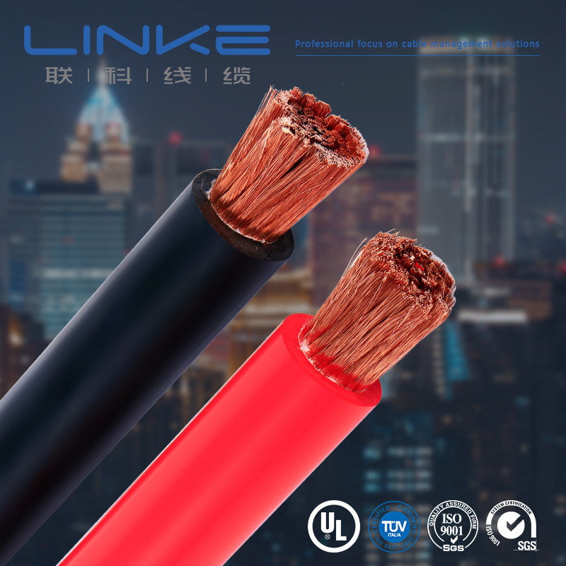 Cavo di silicone senza schermo ad alta tensione di 1500 V CC adatto con certificazione CE e 1