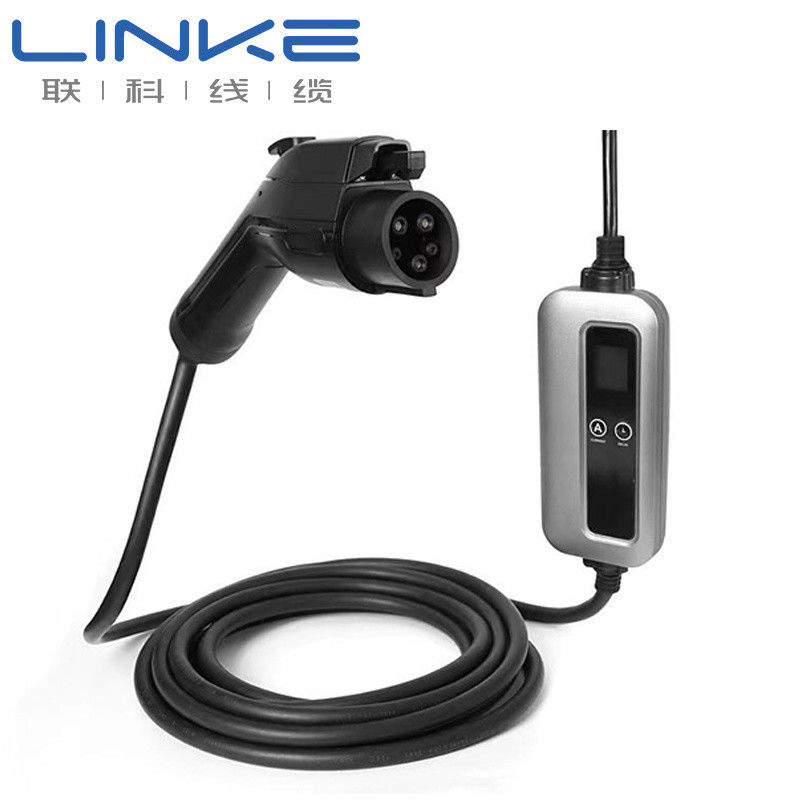 32A Corrente nominale IP65 Grado di protezione Silicone Giacca EV Cable di caricabatterie per veicoli elettrici