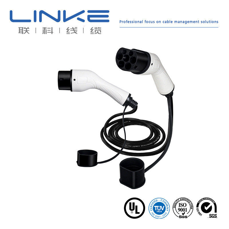 Cavo per caricabatterie EV da 105 gradi AC 300/500V con conduttore in rame nudo e isolamento in silicone per connessione auto intelligente