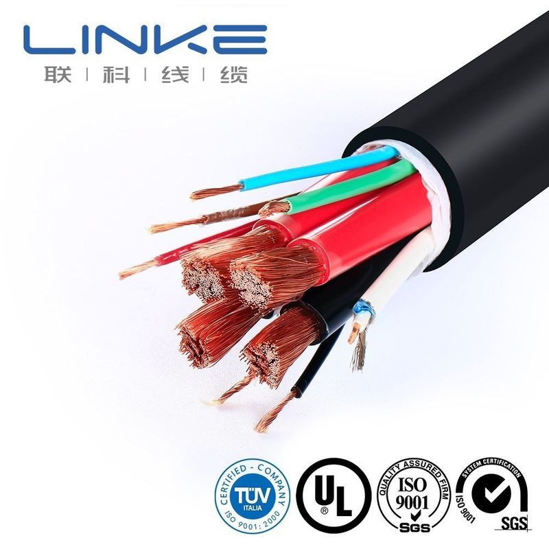 Cavo per caricabatterie EV da 105 gradi AC 300/500V con conduttore in rame nudo e isolamento in silicone per connessione auto intelligente