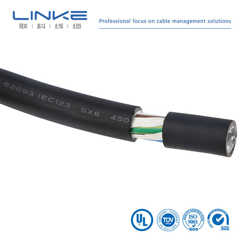 Personalizzazione XLPE3 Core 6 sup2 Cavo di ricarica per carica di pile Cavo di carica di pile EV sotterraneo
