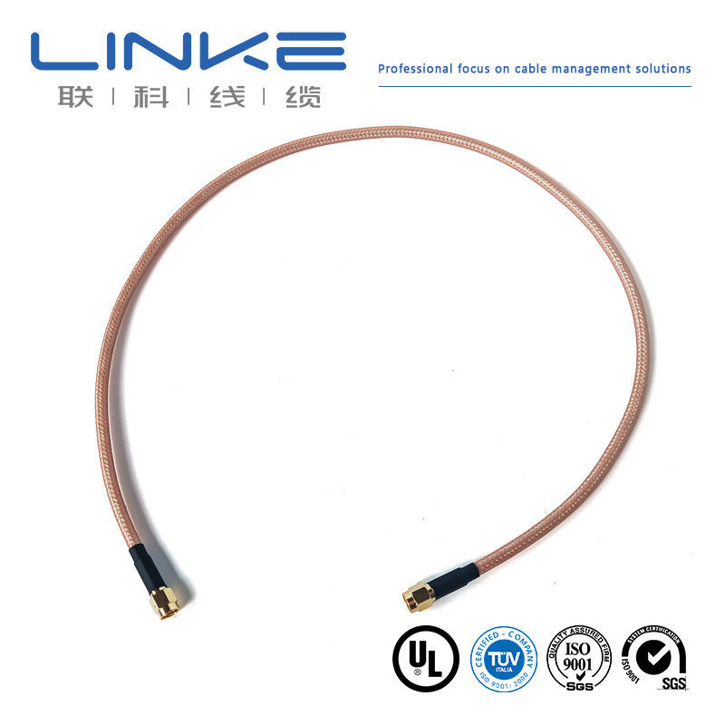 Wurth Elektronik RG142 cavo coassiale 50 Ω, 4,95 mm OD SMA maschio a SMA maschio bianco cavo per veicoli a nuova energia
