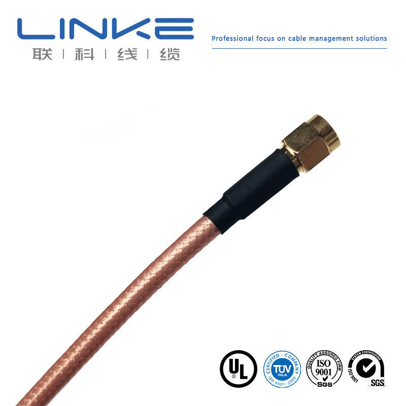 Wurth Elektronik RG142 cavo coassiale 50 Ω, 4,95 mm OD SMA maschio a SMA maschio bianco cavo per veicoli a nuova energia