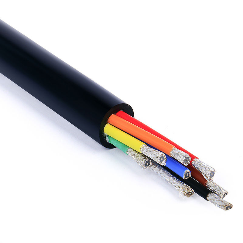 Cavo elevatore elettrico rotondo in PVC flessibile con intreccio