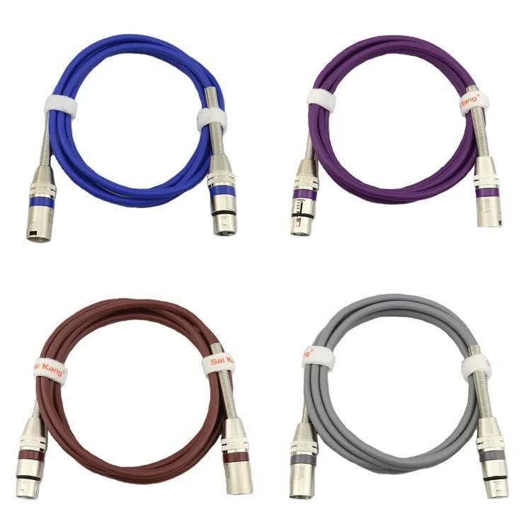 Cavo XLR di lunghezza personalizzabile con alta qualità del suono e filo di rame nudo per audio professionale