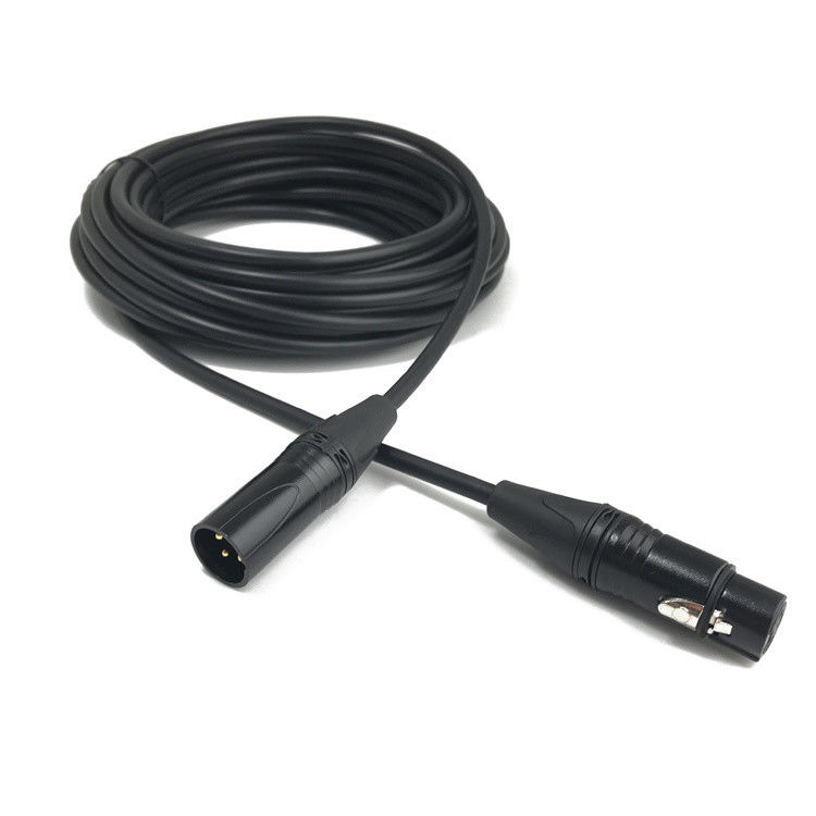 Cable XLR da maschio a femmina con filo di rame nudo per audio di alta qualità sonora