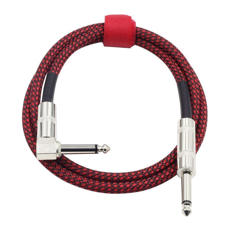 Cavo audio per strumenti elettrici da 10 ft 3m Jack To Jack connettore personalizzato 6.35mm Opzione