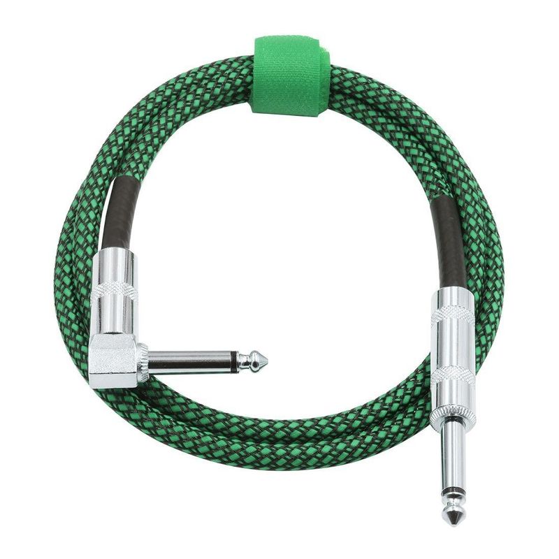 Cavo audio per strumenti elettrici da 10 ft 3m Jack To Jack connettore personalizzato 6.35mm Opzione