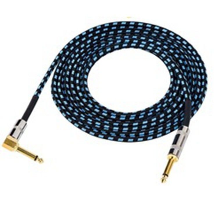 Cavo audio per strumenti elettrici da 10 ft 3m Jack To Jack connettore personalizzato 6.35mm Opzione