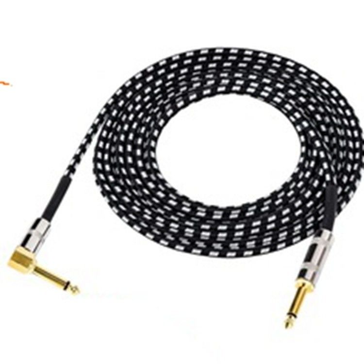 Cavo audio per strumenti elettrici da 10 ft 3m Jack To Jack connettore personalizzato 6.35mm Opzione