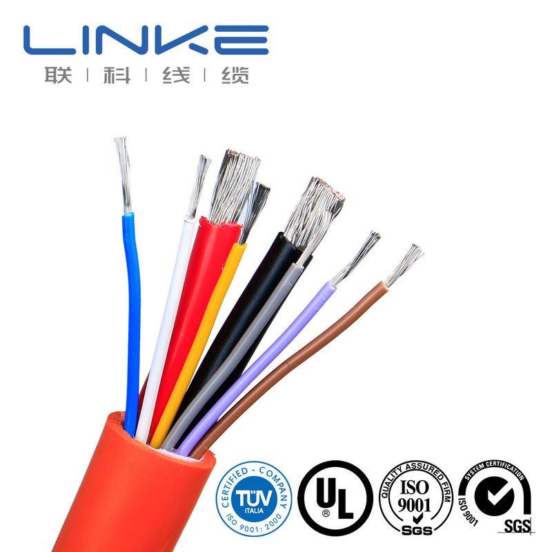 10-30AWG Cavo per apparecchiature isolanti in PVC ad alta temperatura UL1015 per conduttori di rame / rame in scatola