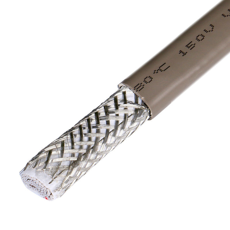 Materiale di guarnizione PVC UL2464 Grigio con bordo rosso 20 Pin Flat Ribbon Speaker Cable