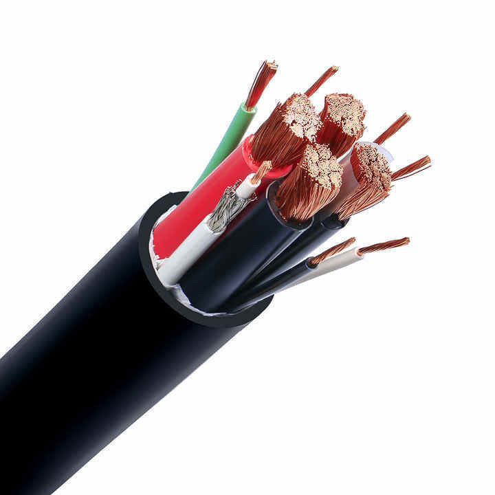Cavo di controllo e alimentazione industriale resistente all'olio e guaina con isolamento in gomma H05rn-F 300/500 V