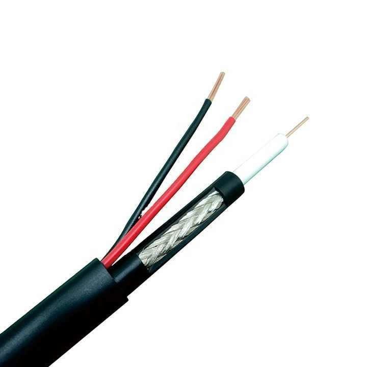 UL1007 30 AWG Black Power PVC Copper Conductor Cable elettrico coassiale