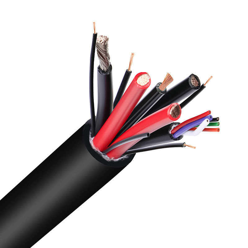 Cable robot subacqueo impermeabile a 21 core PUR per immersioni con corrente di 300V