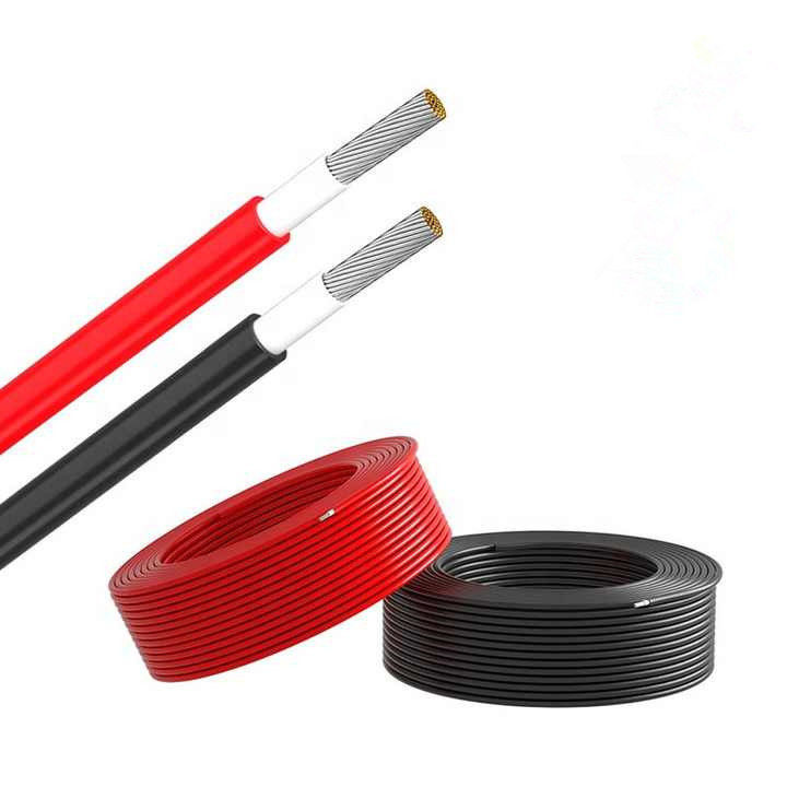 Cable fotovoltaico 2.5 mm Cable di alimentazione del pannello solare a corrente continua con conduttore di rame stagnato