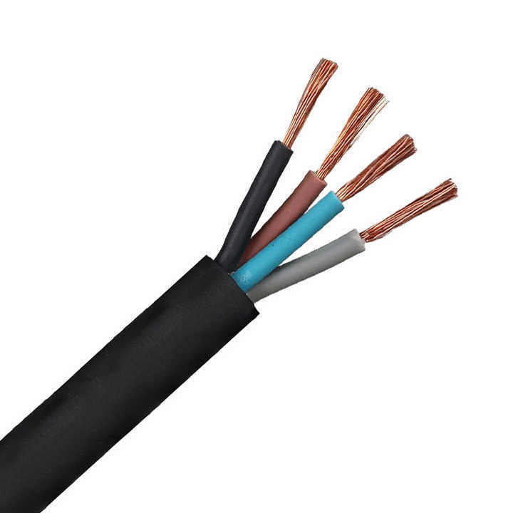 Cable elettrico flessibile di 0,5 mm2 con rivestimento in gomma di PVC sotterraneo per prestazioni fluide