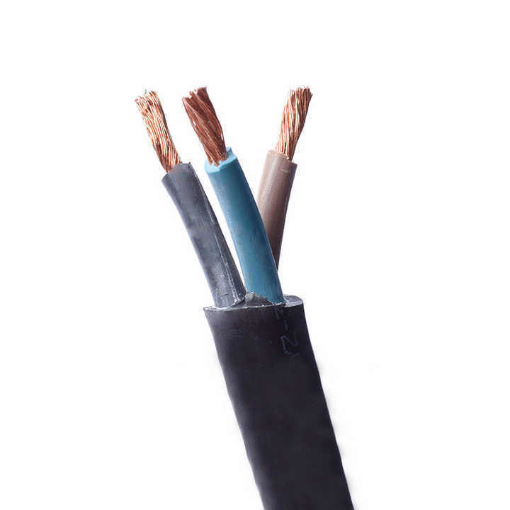 Cable elettrico flessibile di 0,5 mm2 con rivestimento in gomma di PVC sotterraneo per prestazioni fluide