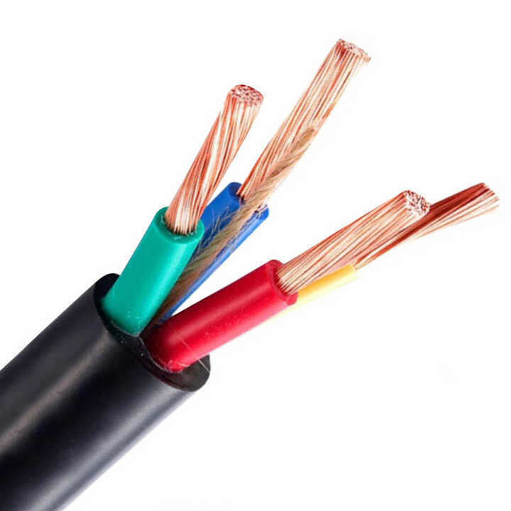 Cable elettrico flessibile di 0,5 mm2 con rivestimento in gomma di PVC sotterraneo per prestazioni fluide