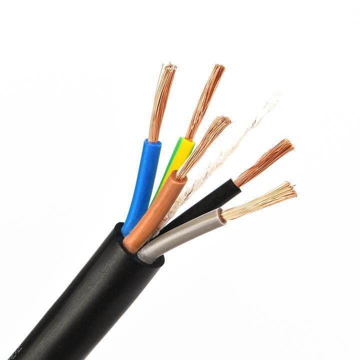 Cable elettrico flessibile di 0,5 mm2 con rivestimento in gomma di PVC sotterraneo per prestazioni fluide