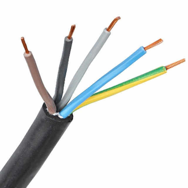 Pompa sommergibile 3x2.5mm 16mm 4 core resistente al fuoco flessibile 4G 1.5mm2 Cavo UTP impermeabile in gomma subacquea
