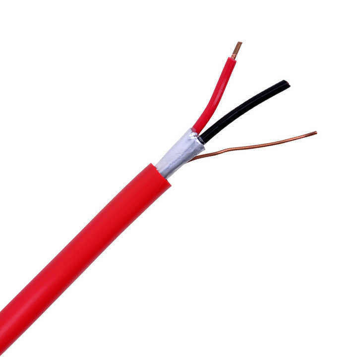 Richiesta personalizzata UL Listed Shielded 3 Core 2.5mm Fire Alarm Flame Retardant Cable
