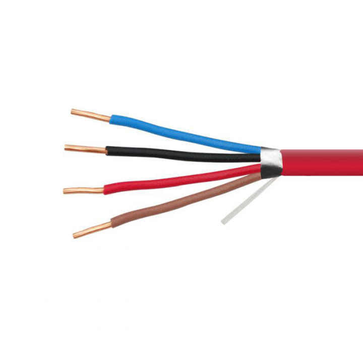 Richiesta personalizzata UL Listed Shielded 3 Core 2.5mm Fire Alarm Flame Retardant Cable