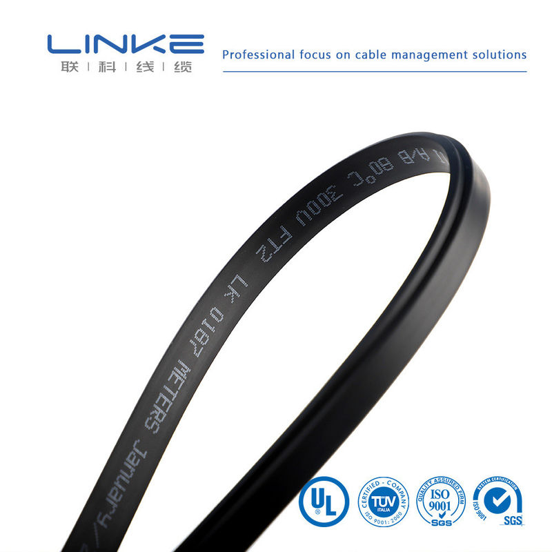 Cavo piatto con guaina in PVC e anima in rame stagnato, tensione nominale 300V, per applicazioni automobilistiche e industriali