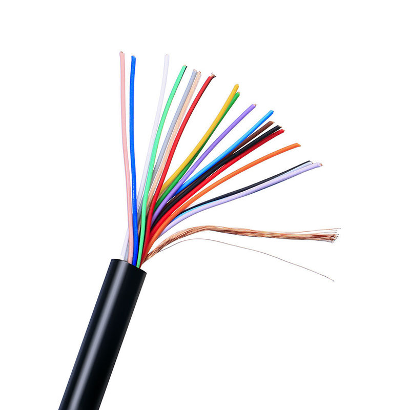 Cavo di controllo a più nuclei blindato 26AWG 28AWG 4 nuclei di rame Cavo di segnale da giacca in PVC
