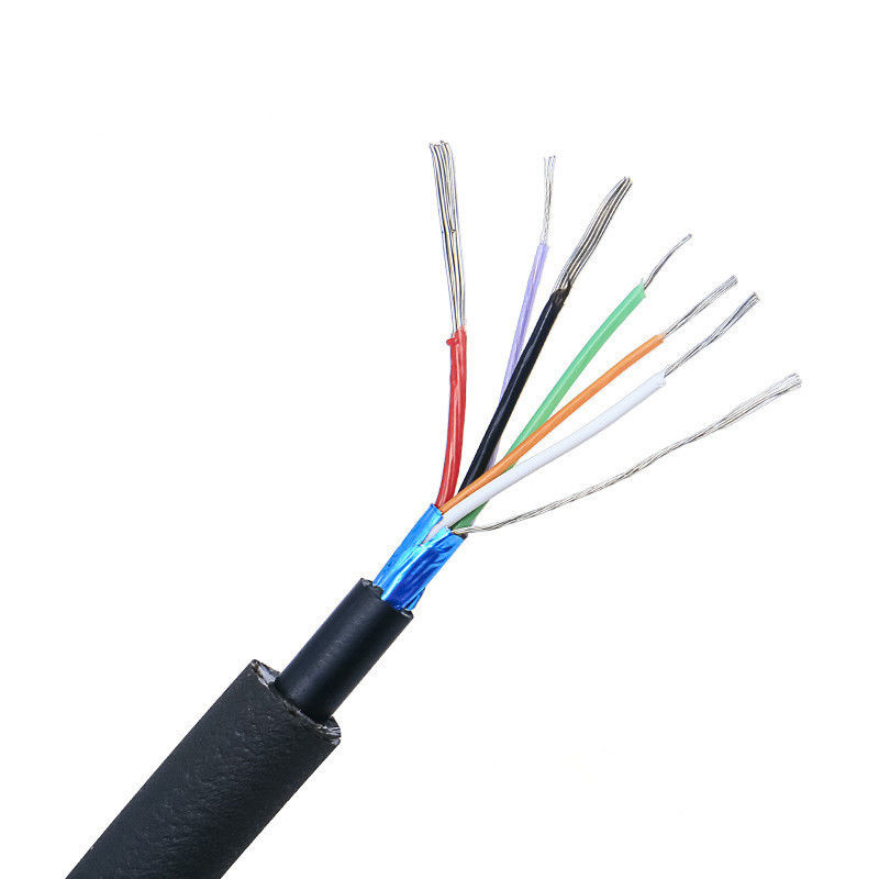 Linea di galleggiamento, linea di controllo di galleggiamento, cavo ROV, cavo di rilevamento subacqueo Linea di personalizzazione del cavo per telecamere subacquee