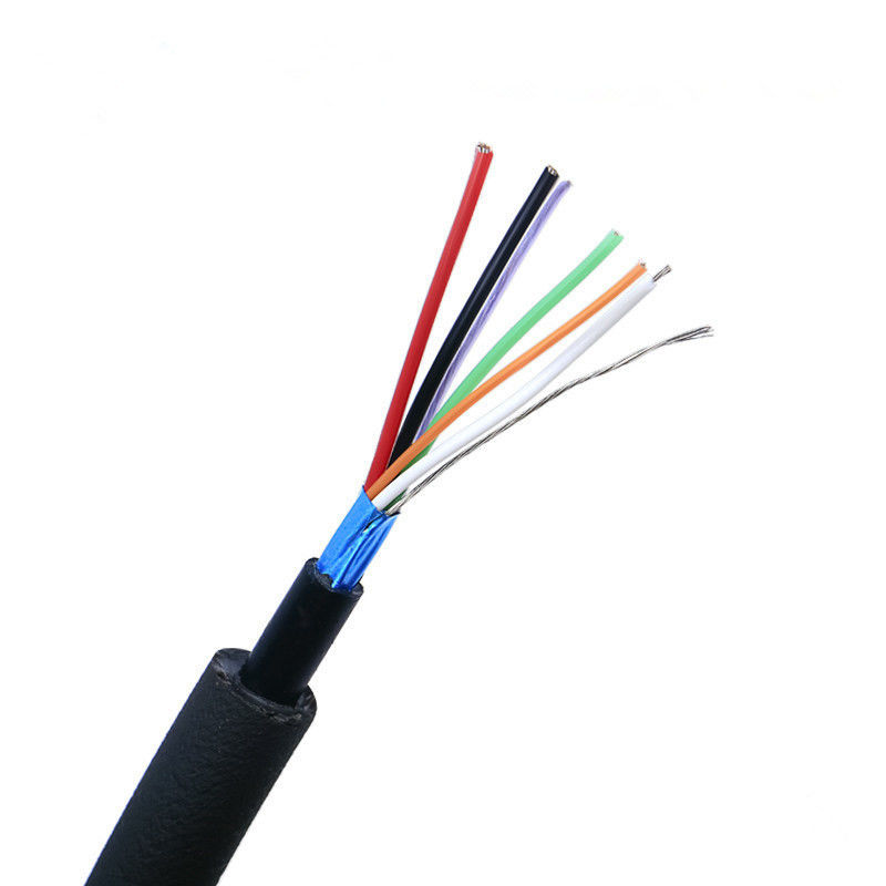 Linea di galleggiamento, linea di controllo di galleggiamento, cavo ROV, cavo di rilevamento subacqueo Linea di personalizzazione del cavo per telecamere subacquee