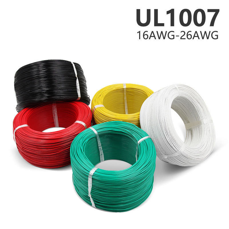 UL1007 Copper Conductor PVC Insulation Hook-up Electric Cable for Electrical Equipment Wiring