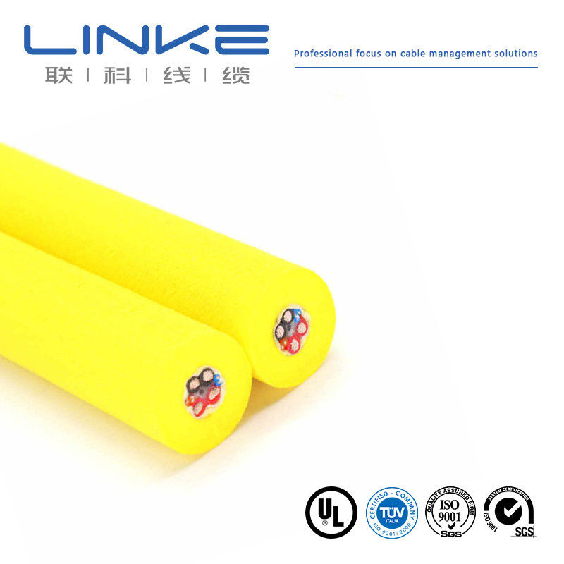 ROV galleggiante Subsea Copper Core Cable Lightweight con materiale PUR Foam Sheath