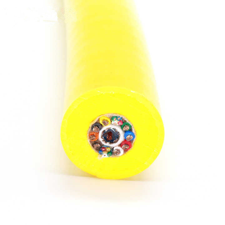 Cavo sottomarino ROV galleggiante leggero con anima in rame e guaina in schiuma PUR