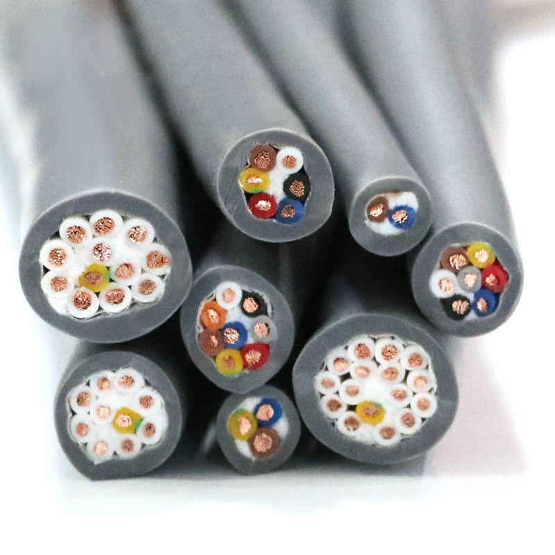 Materiale di filo rotondo isolato 4 Core Cable di alimentazione corazzato sotterraneo Teflon filo ad alta temperatura