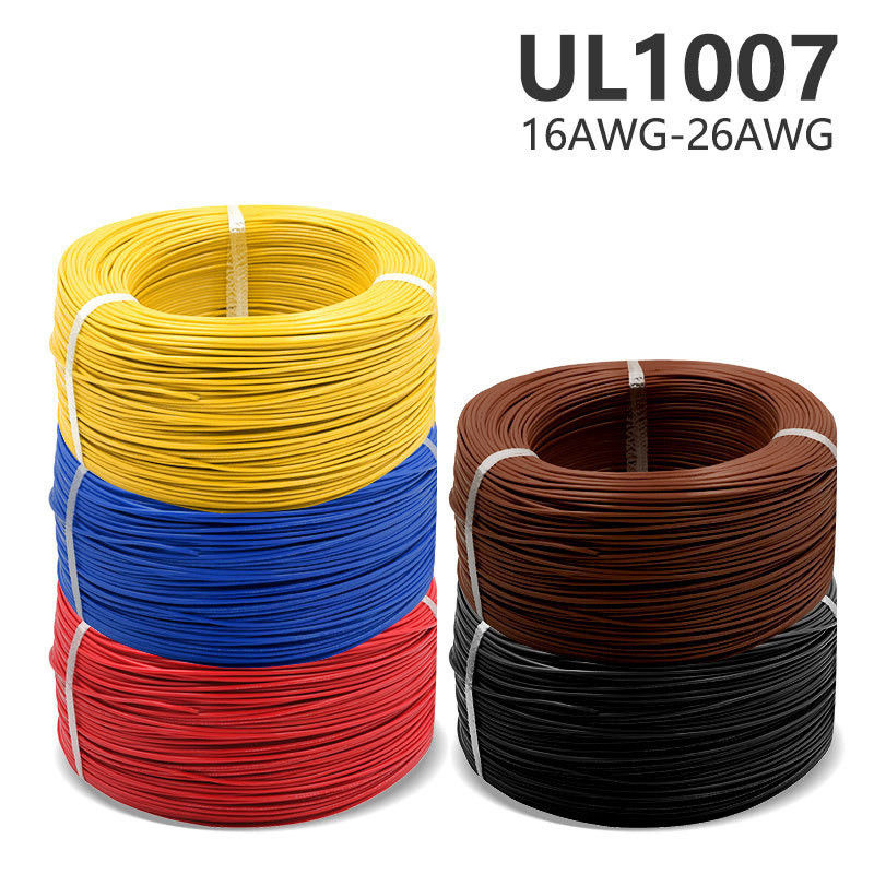 Electric Equipment Internal Wiring UL1007 Copper Core PVC Insulated Cable Connection Wire