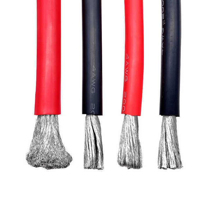 Filtro di gomma di silicone 12AWG 14AWG Cavo della batteria dell'auto Filtro di silicone morbido Filtro di silicone resistente alla corrosione