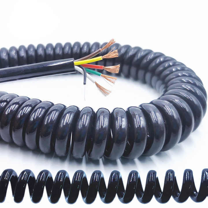 Cavo di controllo industriale personalizzato per elaborazione ad alta potenza Cavo a spirale OEM con certificazione UL