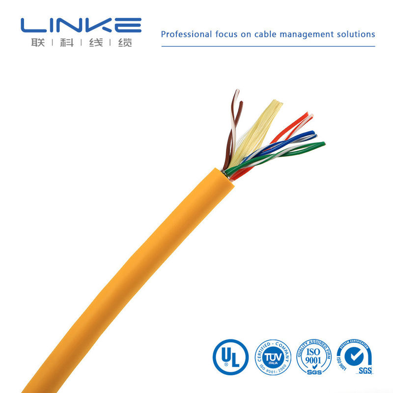 CAT5e UTP LAN Cable CCA 1000 ft Giallo Riempitore opzionale US Currency US Solid Yellow
