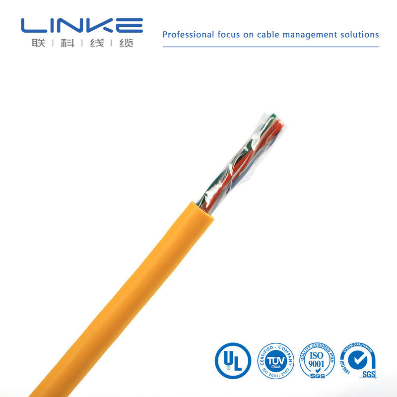 CAT5e UTP LAN Cable CCA 1000 ft Giallo Riempitore opzionale US Currency US Solid Yellow