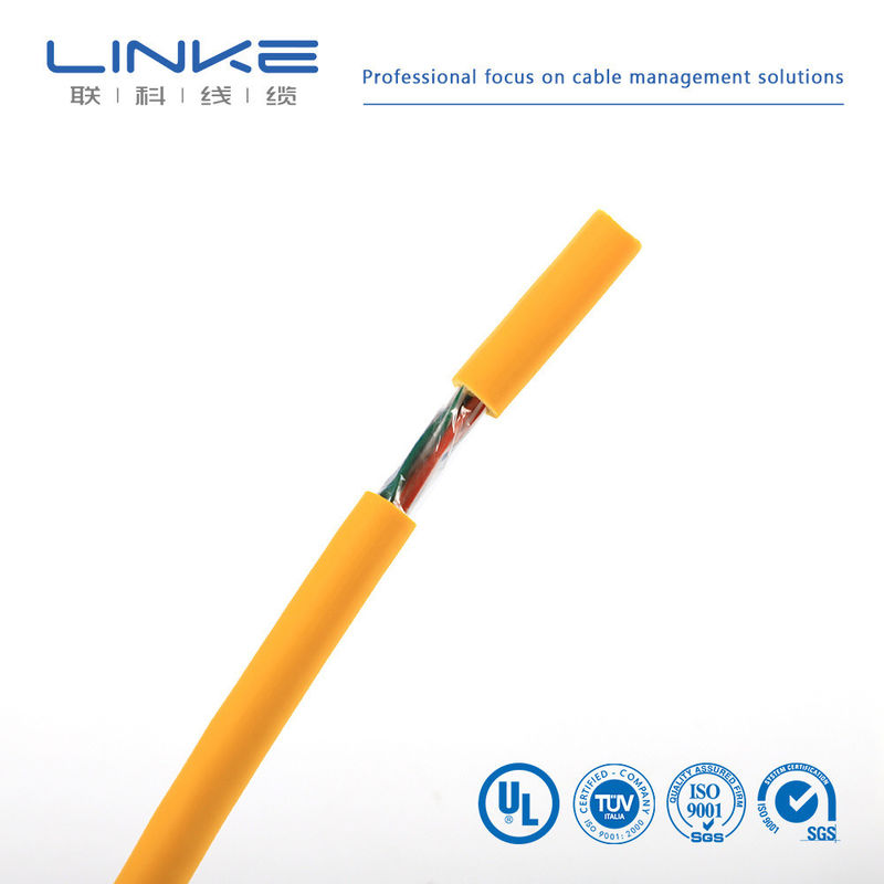 CAT5e UTP LAN Cable CCA 1000 ft Giallo Riempitore opzionale US Currency US Solid Yellow