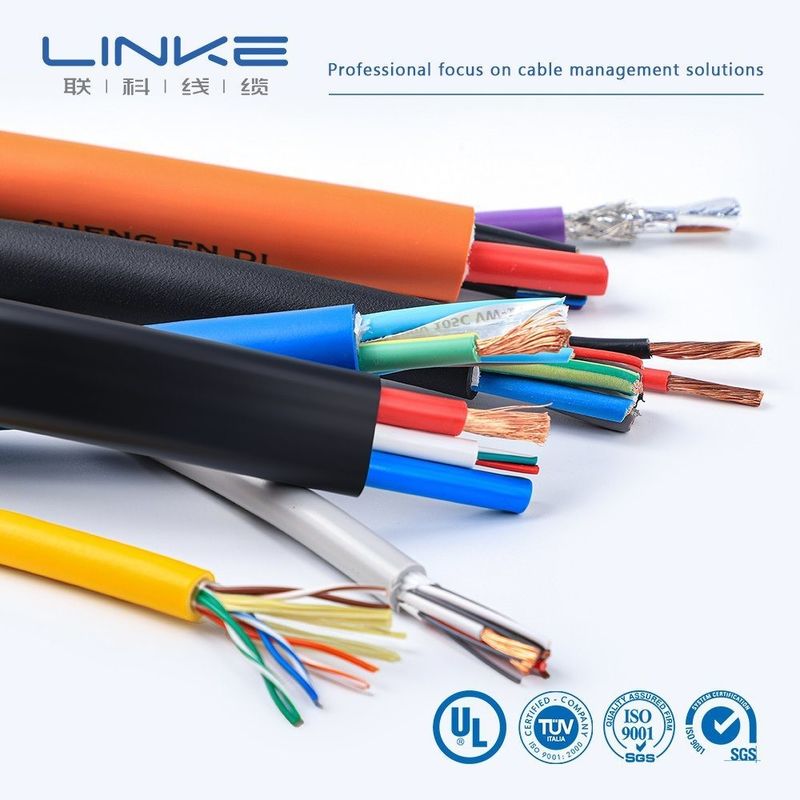 Cavo di controllo industriale isolato in PVC a filo di rame morbido 60227 IEC 52 53rvv Cavo di controllo multi-core