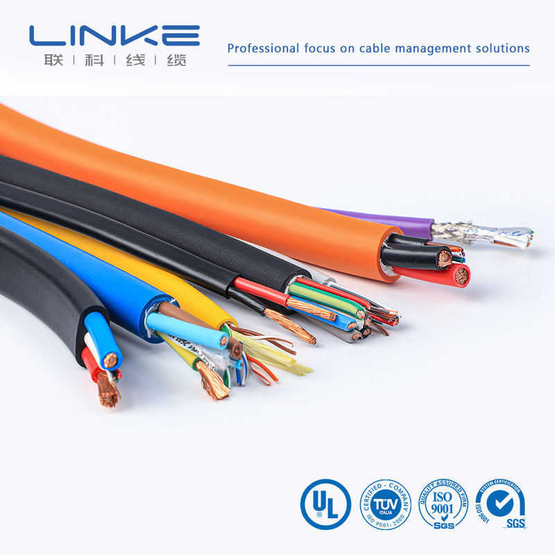 Cavo di controllo industriale isolato in PVC a filo di rame morbido 60227 IEC 52 53rvv Cavo di controllo multi-core