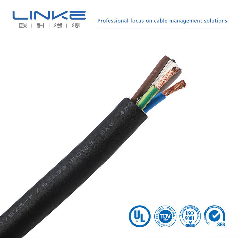 Round Wire UL2103 Multi-Core Flame Retardant Shielding Wire PVC Insulated Copper Core Wire