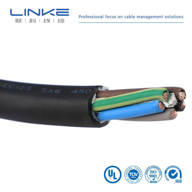 Round Wire UL2103 Multi-Core Flame Retardant Shielding Wire PVC Insulated Copper Core Wire