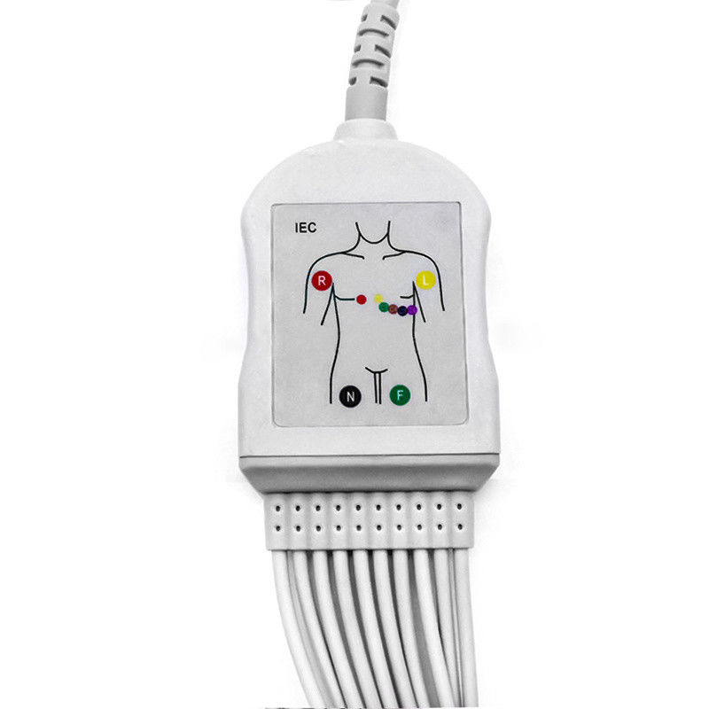 10 Cavi a piombo per ECG EEG ECG per bionet di Schille Monitor dei pazienti TPE Cavi a piombo isolati