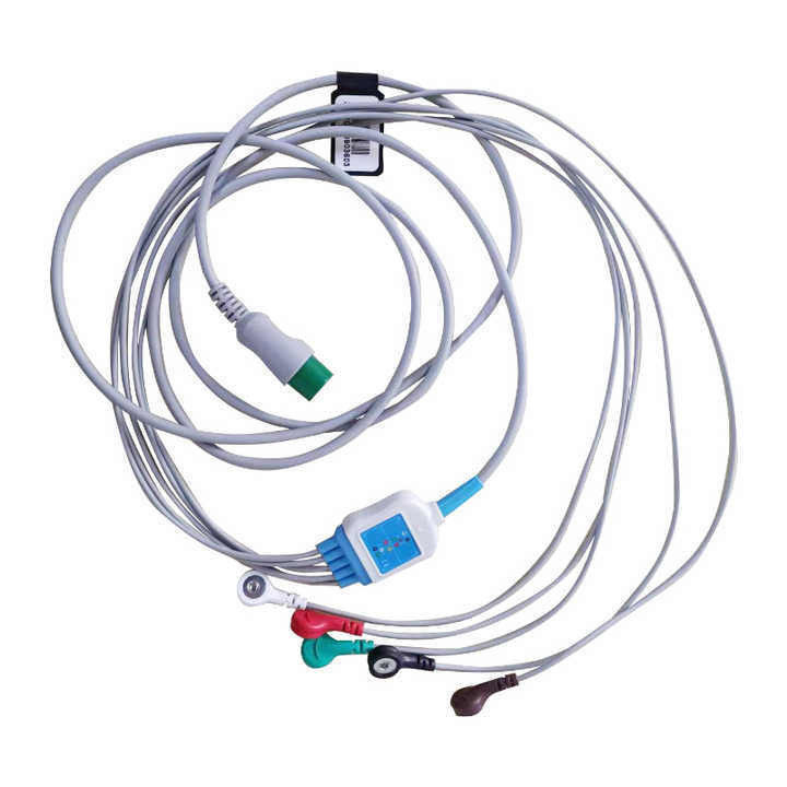 10 Cavi a piombo per ECG EEG ECG per bionet di Schille Monitor dei pazienti TPE Cavi a piombo isolati